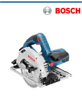 Нов Продукт Ръчен циркуляр Bosch GKS 55+ G в L-BOXX 238 и Водещ линеал FSN 1600 